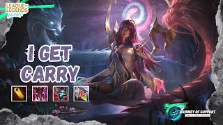 Well i get carry this time as Karma Support | League of Legends : Wild Rift