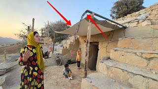 Nomadic victorious lady: Unveiling of movable roof and gutter