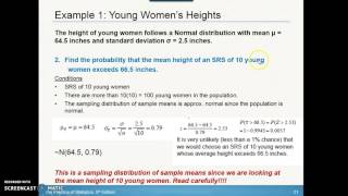 6.3 Sample Means Part 3