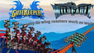 Wing Coasters- Why They Work So Well At There Parks!