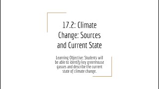 17.2 Sources and Current State of Climate Change