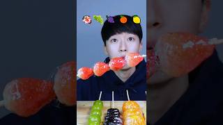 탕후루 이모티콘 먹방🍓 레몬탕후루 먹지마세요..