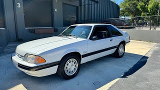 1990 Ford Mustang LX 5.0 5 speed 36k miles Original Paint walkaround/drive in video( for sale)