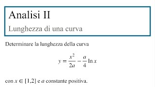 Calcolo della lunghezza di una curva