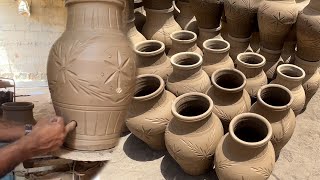 Amazing  Process of Round Flower Pot Making