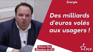 #Énergie Des milliards d'euros volés aux usagers !