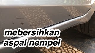 Cara mudah dan cepat membersihkan aspal yang menempel di body mobil