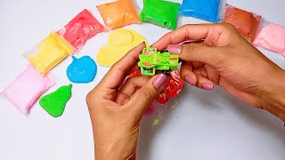 Playing with PlayDoh and Toys | Fruits, Car & other Shapes | Kinder Joy | DIY Play Doh | Blue Appu