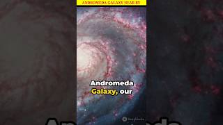 ANDROMEDA GALAXY OUR NEAR BY GALAXY 😱 #shortsvideo #astronomy #space