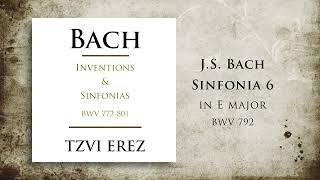 BACH: Sinfonia 6 in E Major, BWV 792 | Tzvi Erez (12/30)