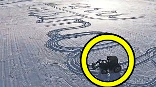 Farmer Writes Bold Message In Fresh Snow, Doesn't Care If Some People Are Offended