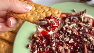 Simple Cream Cheese Vegan Appetizer For Parties | Quick Recipe!