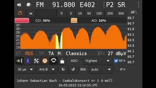 FM DX Sporadic. 91.8 P2 SR Västervik