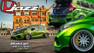 Modifikasi Honda Jazz Green 2022 @kodok.gk5 by Azey Dsgn