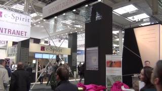 Telekom Wasserfall CeBIT 2012