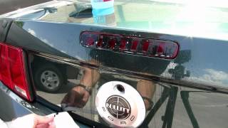 How to install 3rd brake light decal