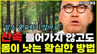 "무작정 산속에 들어가지 마세요" 몸이 낫는 가장 확실한 치유 방법 '이것'부터 시작하시면 됩니다  l의사 어해용(6부)