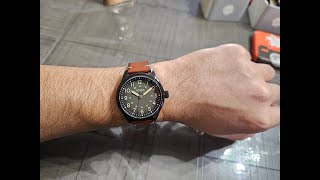 Fossil BQ2796 Easton Brown Leather Watch unboxing