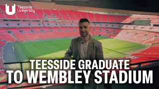 Duncan Andrews: Teesside graduate to Wembley Stadium