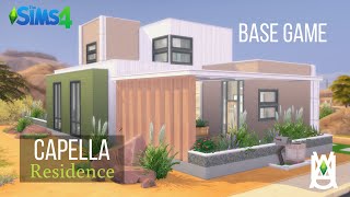 Capella Residence | Base Game Only 🏡 [Stop Motion Speed Build] - The Sims 4