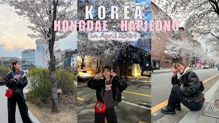 Korea Vlog | EP.1 Hongdae - Hapjeong in April 2024 (Seoul) 🌸🌸