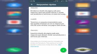 Como Crear Respuestas Rapidas En WhatsApp Business y Vender Mas