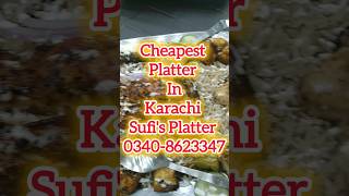 Cheapest Platter at burnsroad food street #sufisplatter #shorts #streetfood