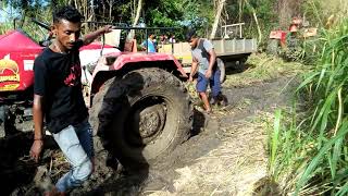 Tafe_Tractor_videos Mahindra 595 tractor stuck in mud #polonnaruwa #srilanka Sl_Tractor_&_Harvester