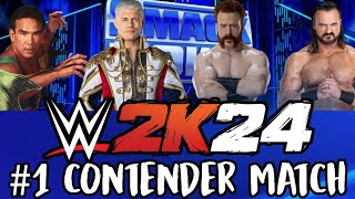 Cody Rhodes vs Drew McIntyre vs Ricky Steamboat vs Sheamus (WWE 2K24)