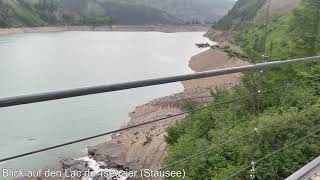 Ausblickstarke Passerelle de Lourantse am Lac de Tseuzier (Schweiz, Wallis, Anzère)