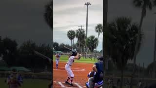 Stella Guzek Empire State Huskies 14U National strikes out the side against TNT Florida Gleicher