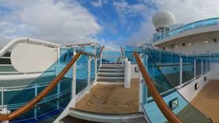 Time-Lapse of a tour around "Royal Princess" in 360°! August 2022