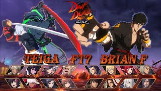 FT7 Teiga (Ghostblade) vs CLG Brian F (Grappler) | DNF Duel High Level Gameplay