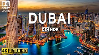 DUBAI 4K ULTRA HD [60FPS] - Cityscape Relaxation Film with Relaxing Piano Music - 4K Vivid Vision