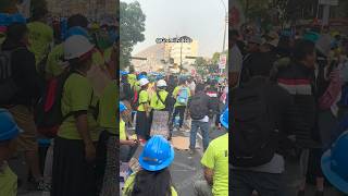 Mineros Artesanales protestando en la Av Abancay | hoy 20/11/2024