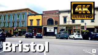 【4K】Bristol Vermont - Day Walk - July 2023