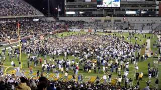 GT vs VT 10/17/2009- Storming the Field