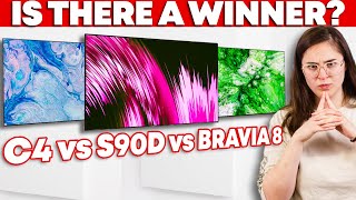 Samsung S90D vs LG C4 vs Sony BRAVIA 8: Which is the Best Mid-Range OLED?