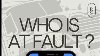 Who is at fault ?