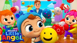 Balloon Song!! | Baby John’s Playtime Songs & Nursery Rhymes | Little Angel