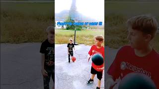 🏀😀 Behind The Back Baskets Challenge Isaac 🆚 Ethan #basketball #brothers #trickshot