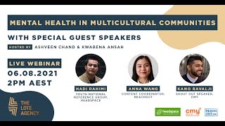 Mental Health in Multicultural Communities Webinar