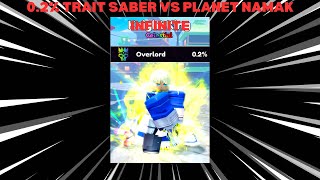 0.2% Trait Knight King Saber VS Planet Namak Infinite I Anime Last Stand