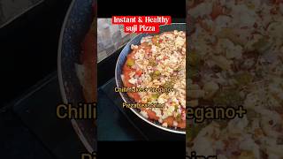 Instant & Healthy Suji Pizza Without Oven ||For full recipe please visit @queenskitchen17#ytshort