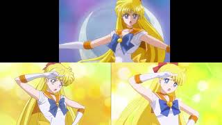 Sailor Guardian Crystal Speech and Eternal Speech are in the same frame——SailorMoonCrystal & Eternal