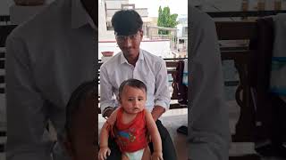 Dhyan with mama - ઝુલા #tween #child #baby #dhyanam #fun #comedy  #cute #play #exercise #ytshorts