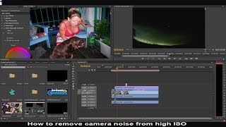 How to remove camera noise from too high ISO Premier Pro Photoshope JBOTV