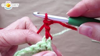 Join Yarn with a Standing Treble Crochet Stitch - Quick Tip