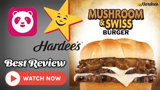 Hardee's Mushroom and Swiss Angus Burger Best Buy Review | Order by Food Panda