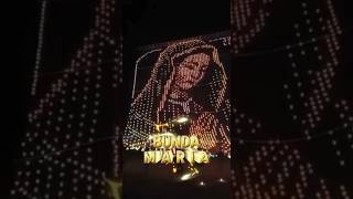 Ribuan Lampion Membentuk Lukisan Bunda Maria #mothermary #catholic #church #god #jesus #love #happy